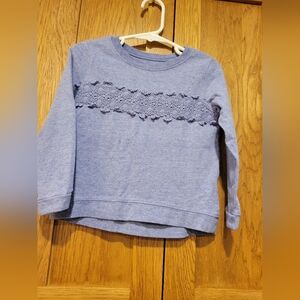 Carters Girls 4t Heather Purple Long Sleeve